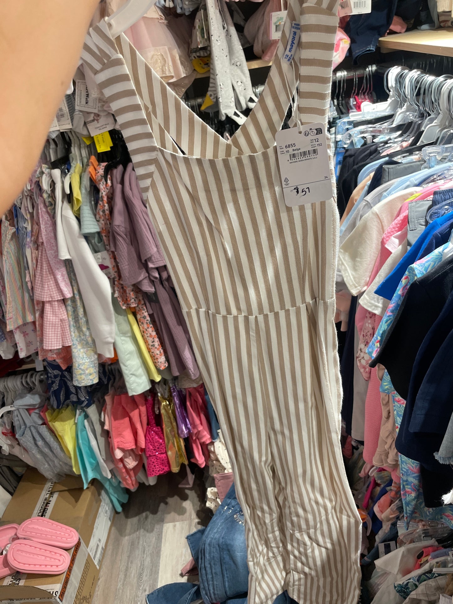 STRIPE JUMP SUIT