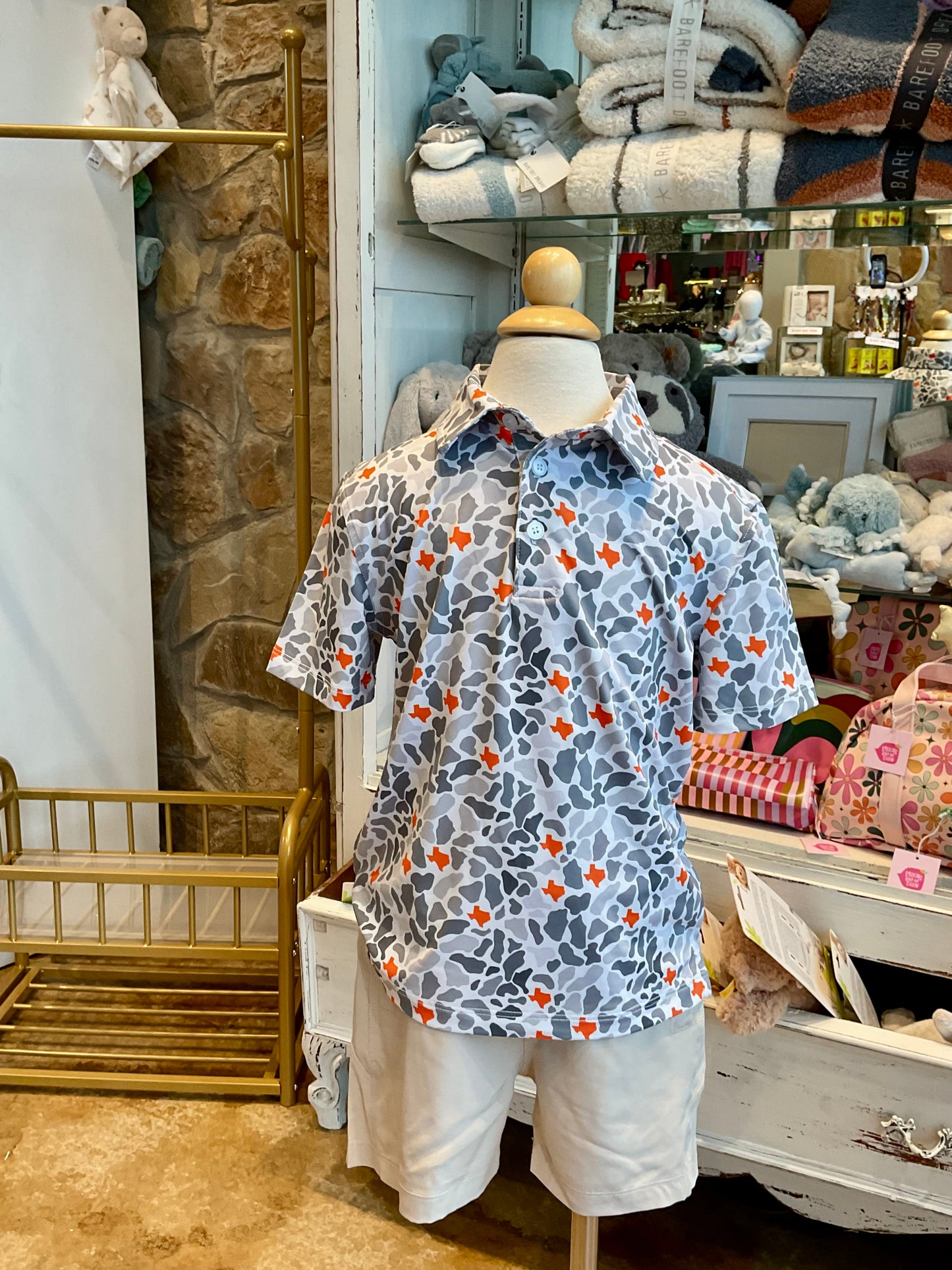 Texas Camo Polo Shirt