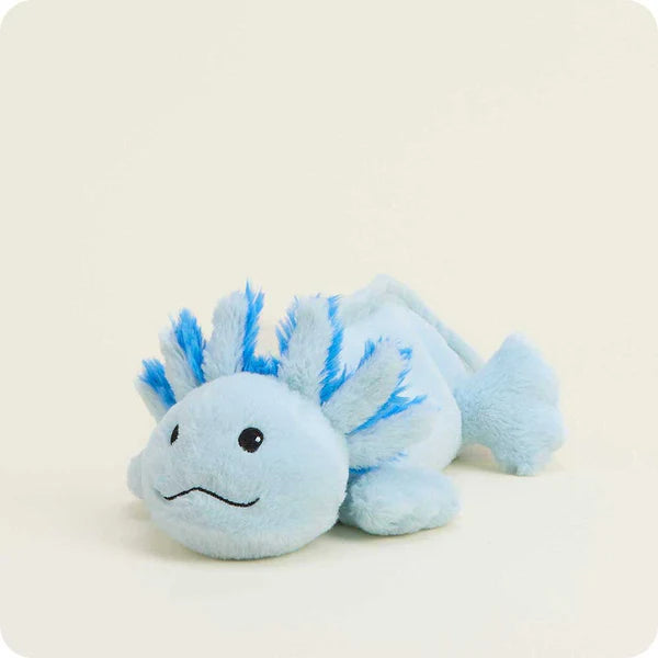 Blue Axolotl Warmies Junior