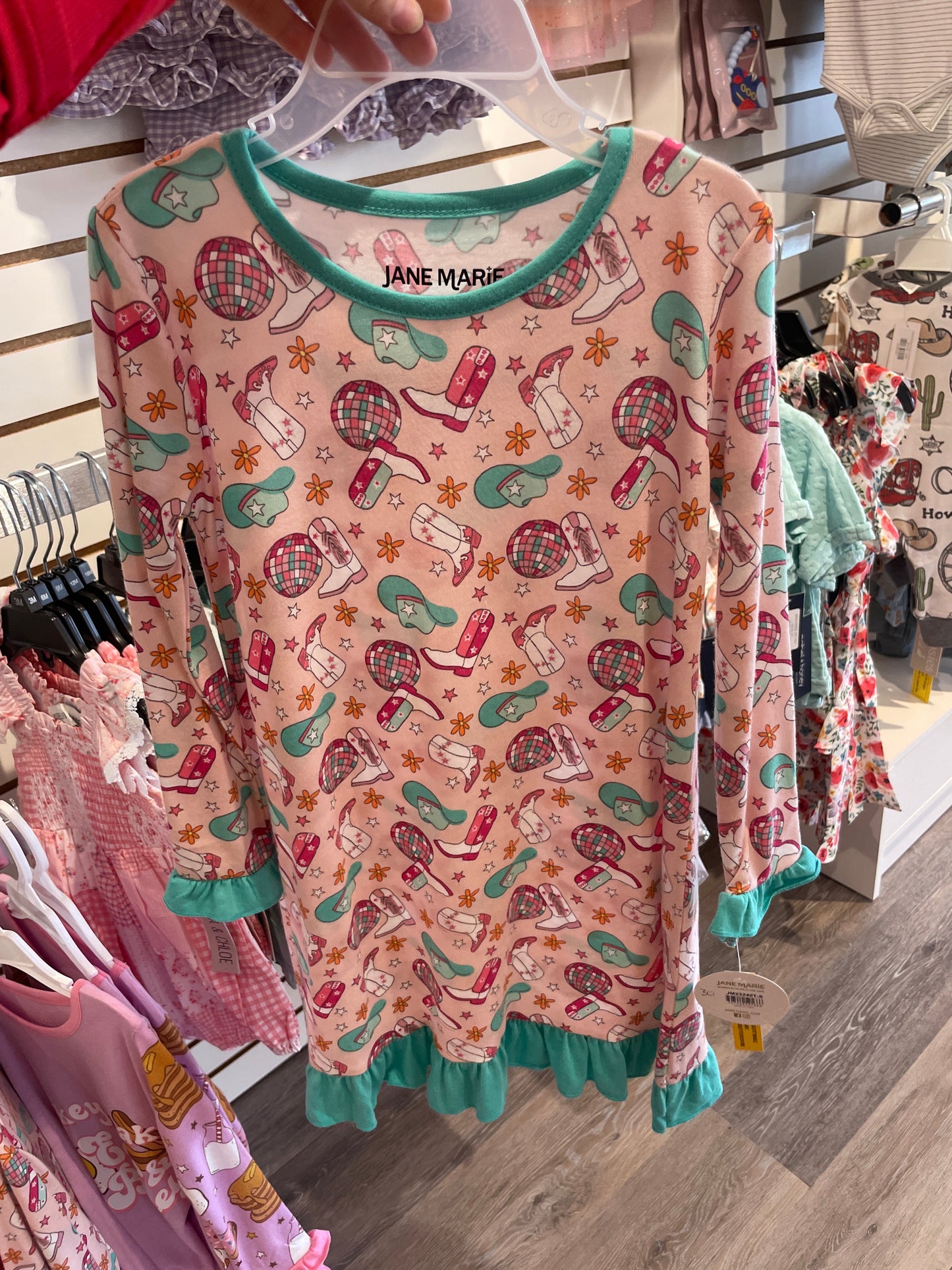 Howdy, Girl Jammies Gown