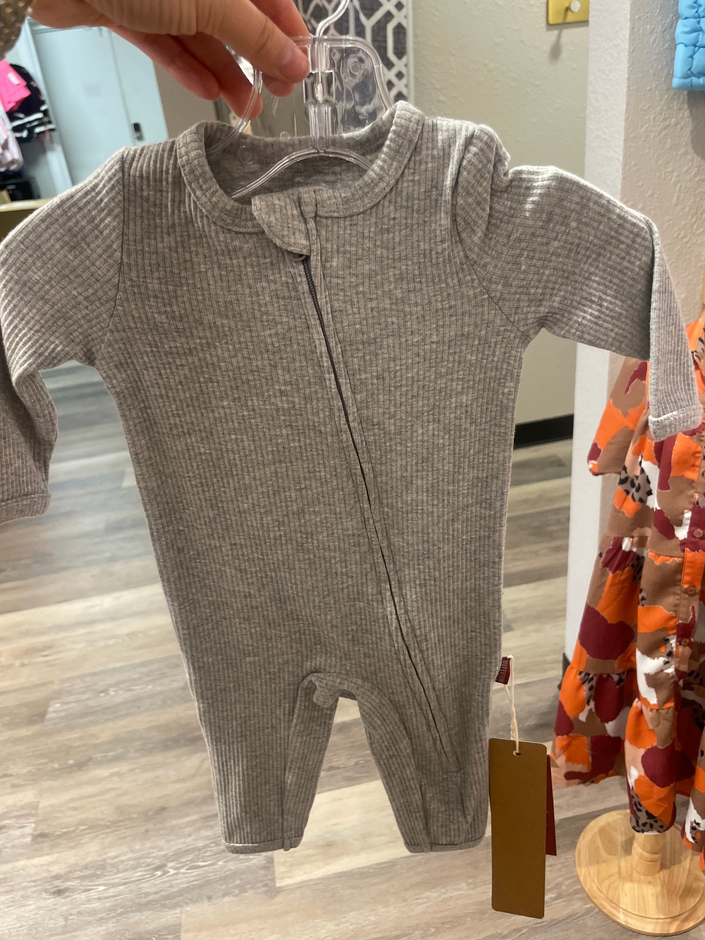 Tri-Blend Stretch Zipper Pajama
