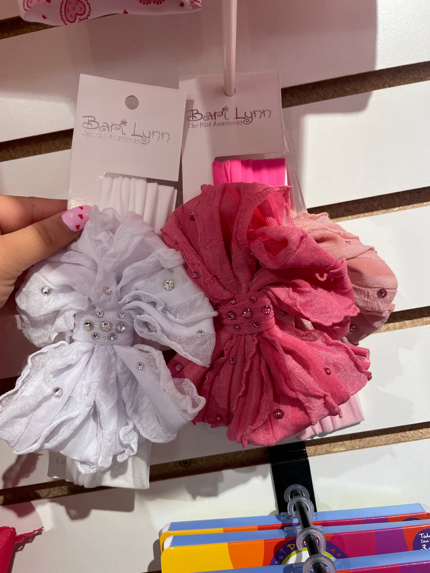 Crystallized Ruffle Baby Bands