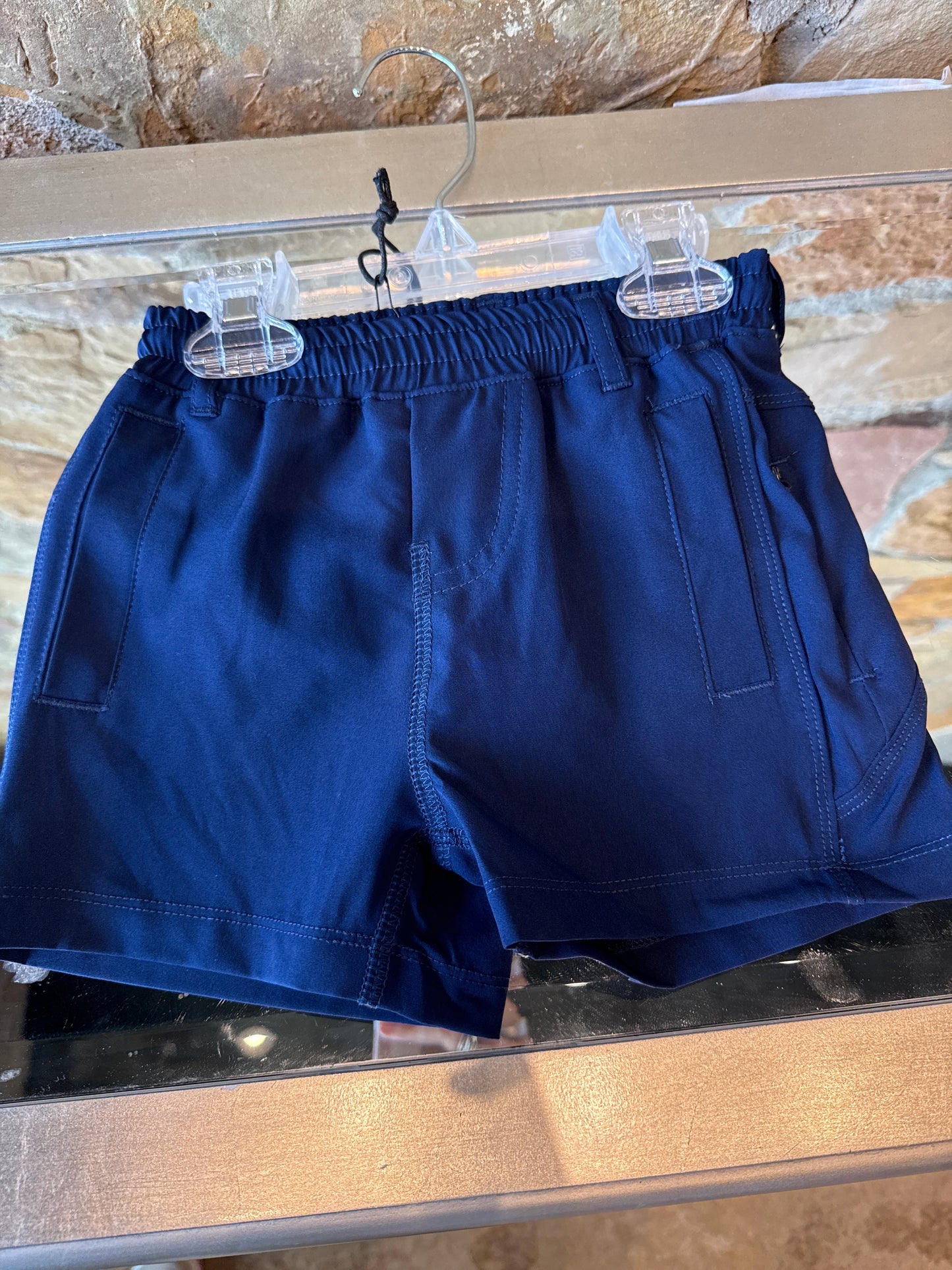 Navy Blue FB Shorts