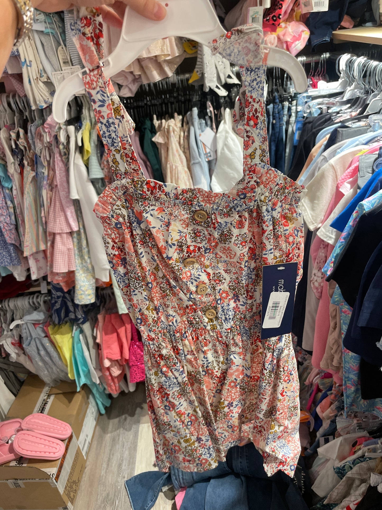 VIENNA FLORAL WOVEN DRESS