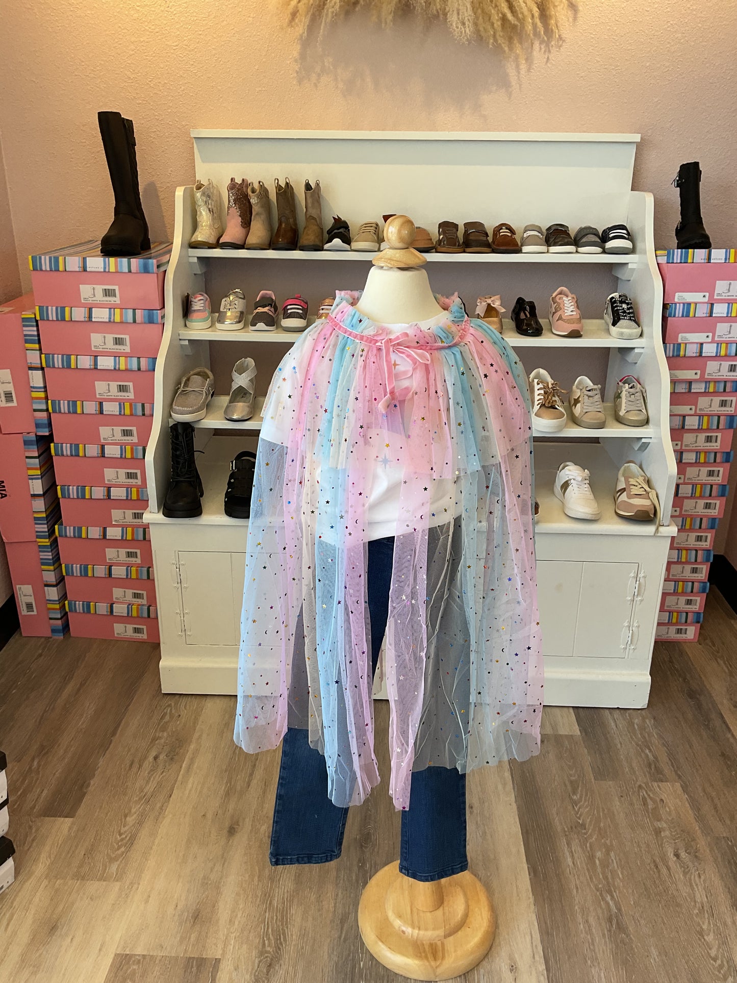 PASTEL RAINBOW CAPE