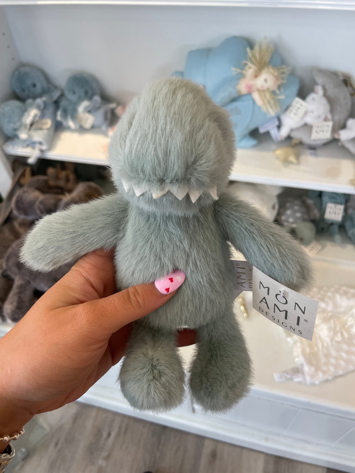 Tiny Dino Plush Rattle