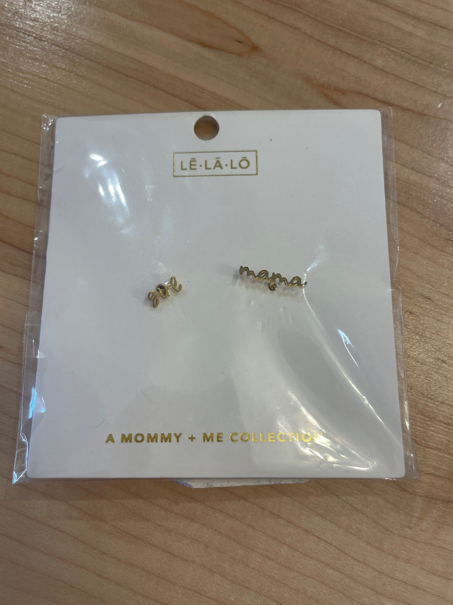 Girl Mama Script Earrings