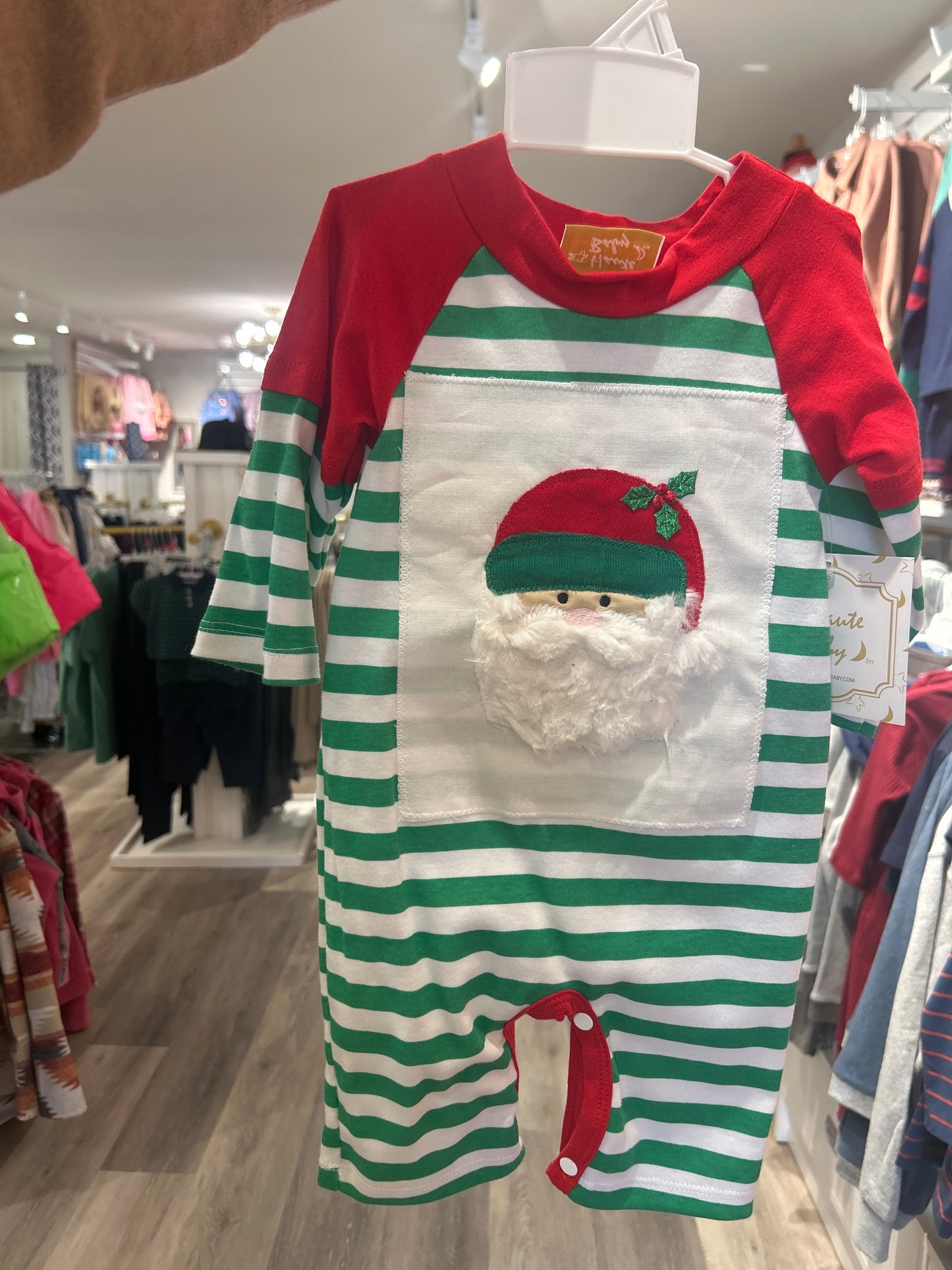 SANTAS HELPER BOY ROMPER