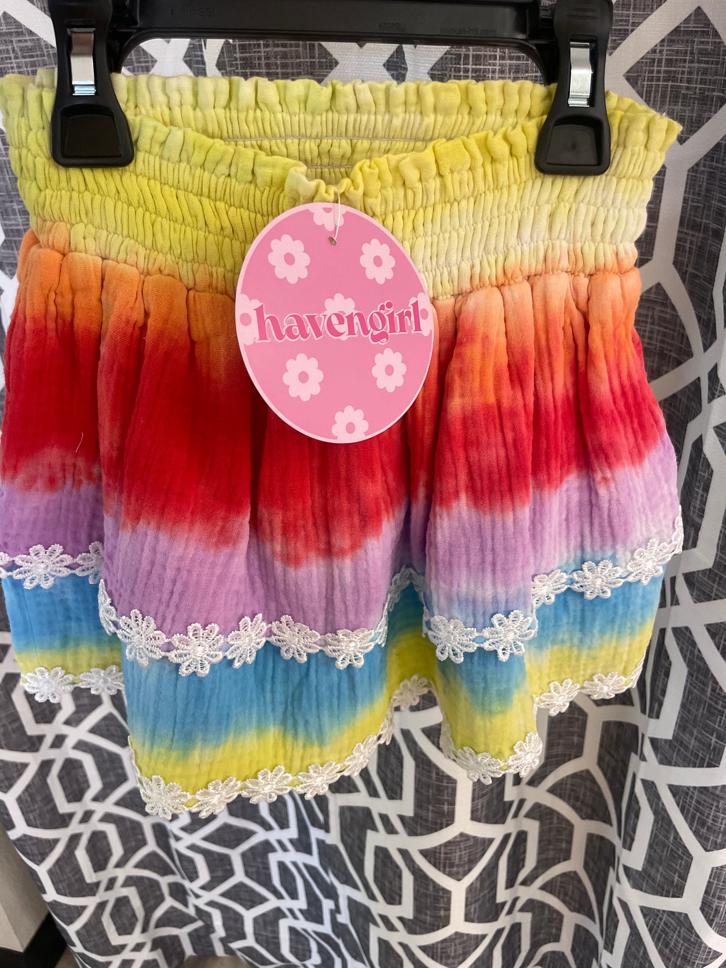 Molly Rainbow Tie Dye Skirt