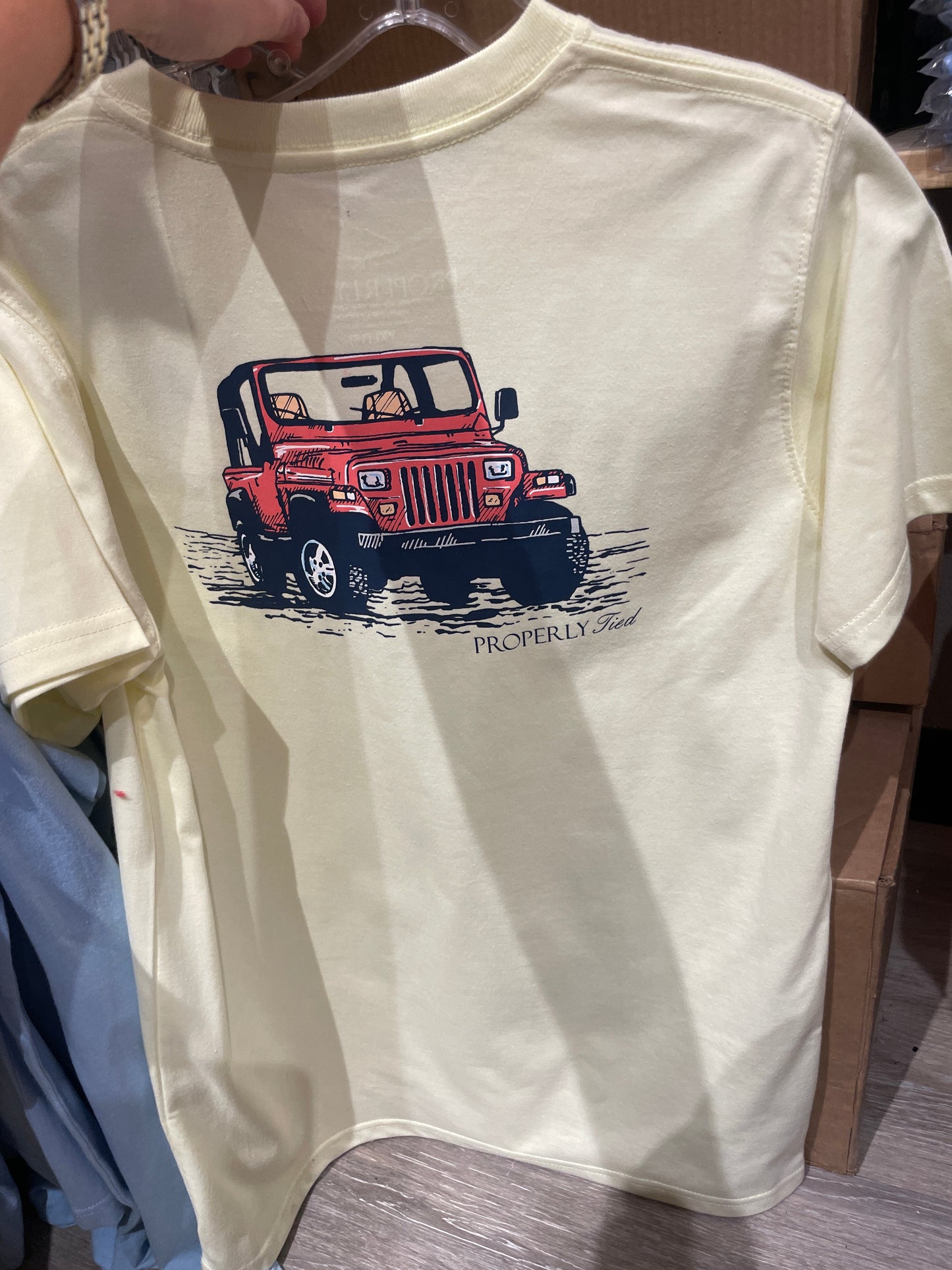 OFFROAD LIGHT YELLOW SHIRT