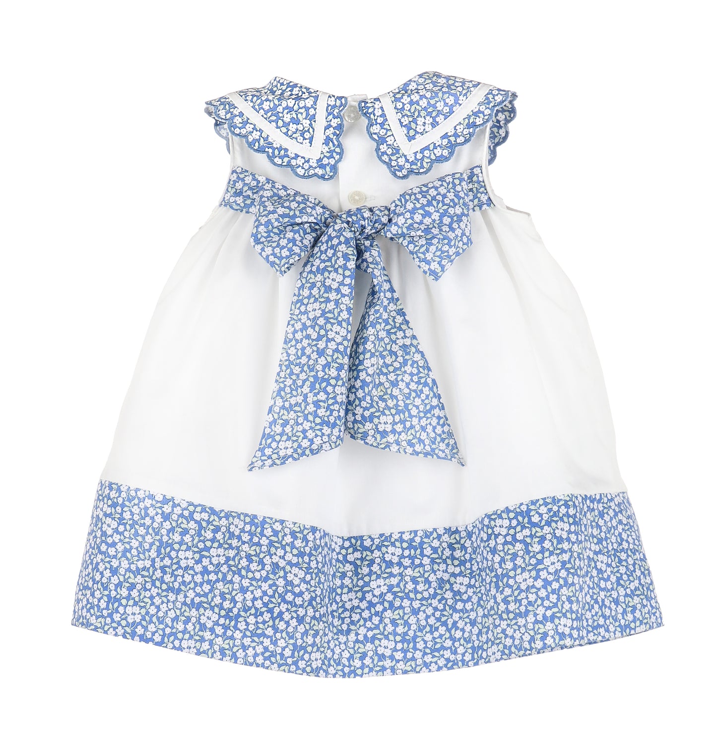 BLOOMY COLLAR DRESS