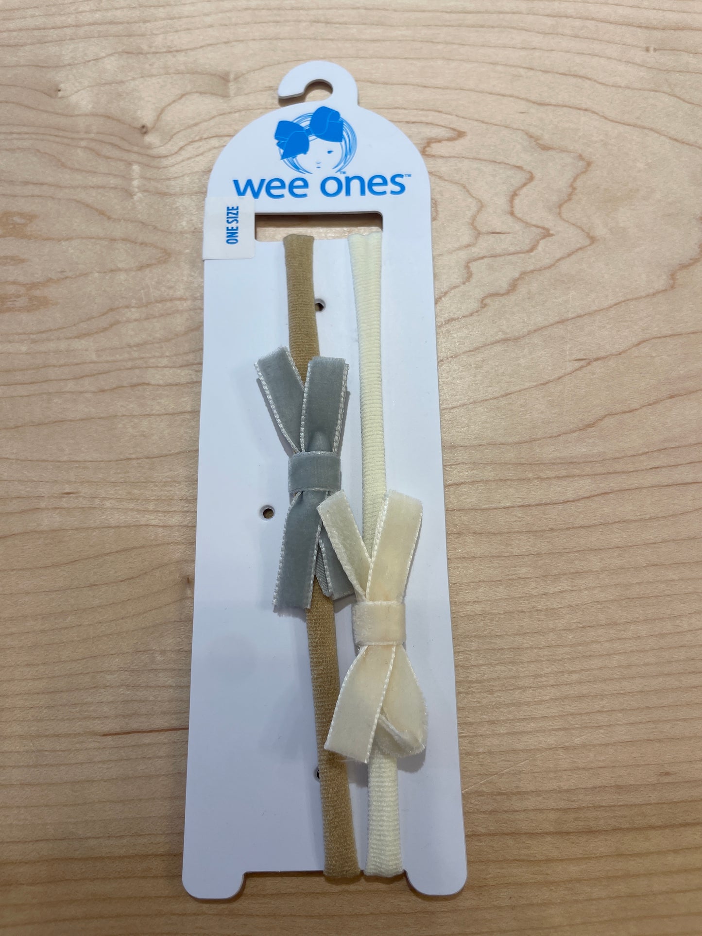 2 PK Wee Velvet Bows