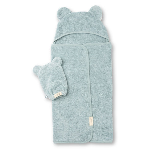 Bear Ears Hooded Towel + Wash Mitt