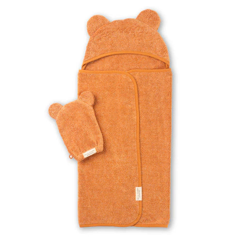 Bear Ears Hooded Towel + Wash Mitt