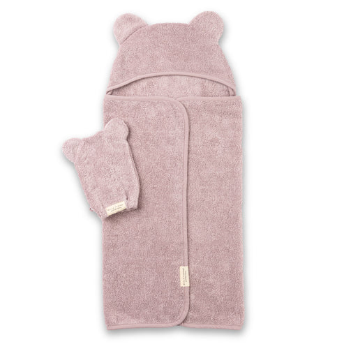 Bear Ears Hooded Towel + Wash Mitt