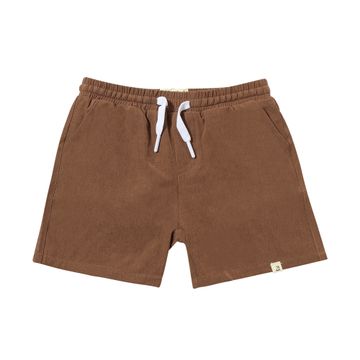 Brown Splash Swim Shorts