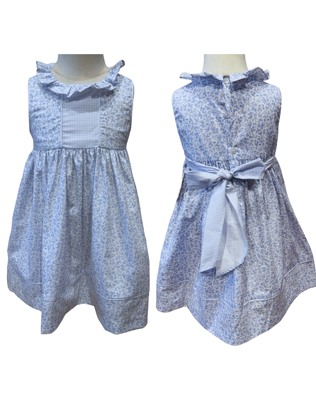 Blue Bloom Floral Dress