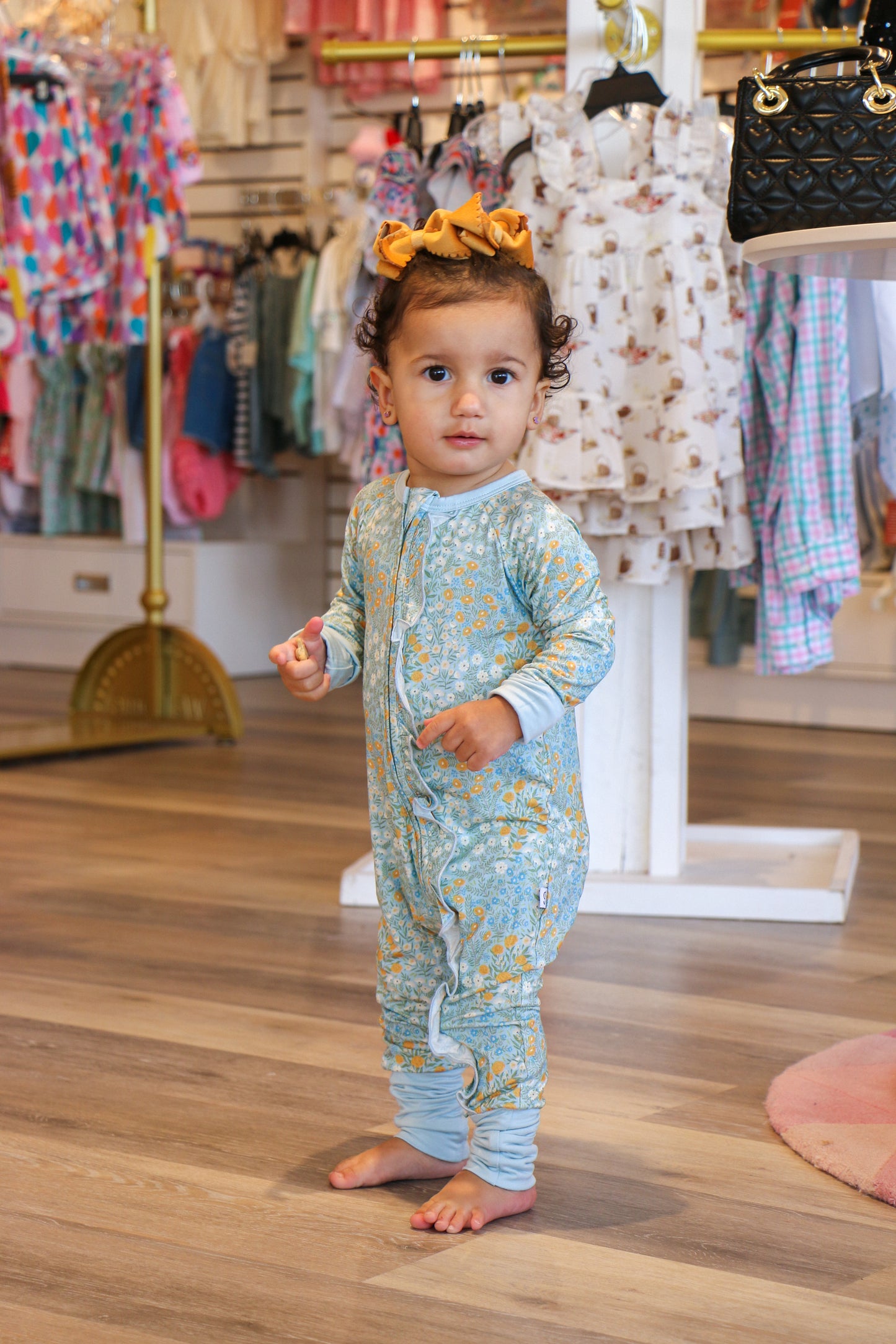 Blue Meadow Zip Pjs