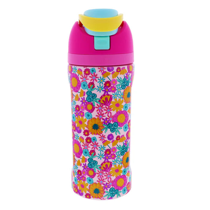 Bold floral 16 Oz water bottle