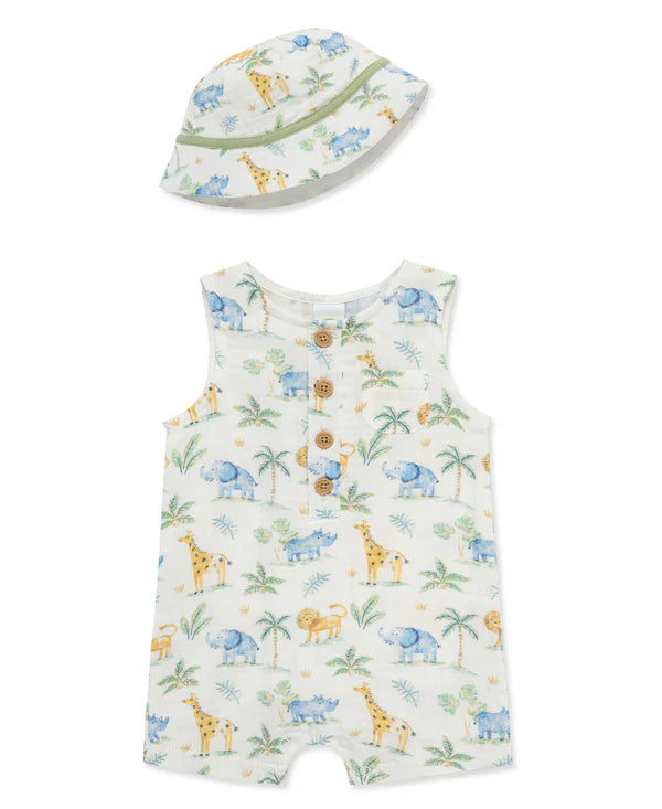 Jungle Romper with Hat
