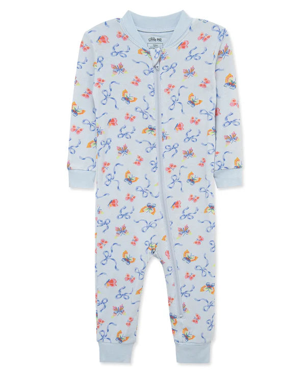Bow Zip Front One-Piece