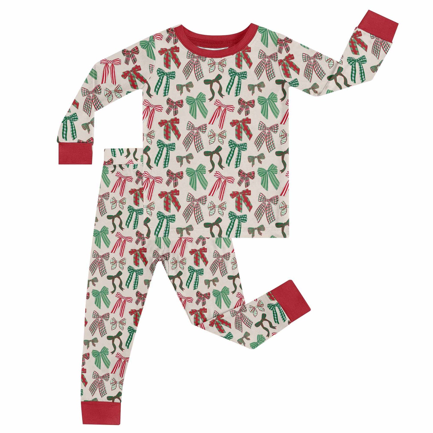 Holiday Bows Shirt and Pants 2pc Set