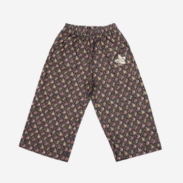 Vintage Flower Wide Pants