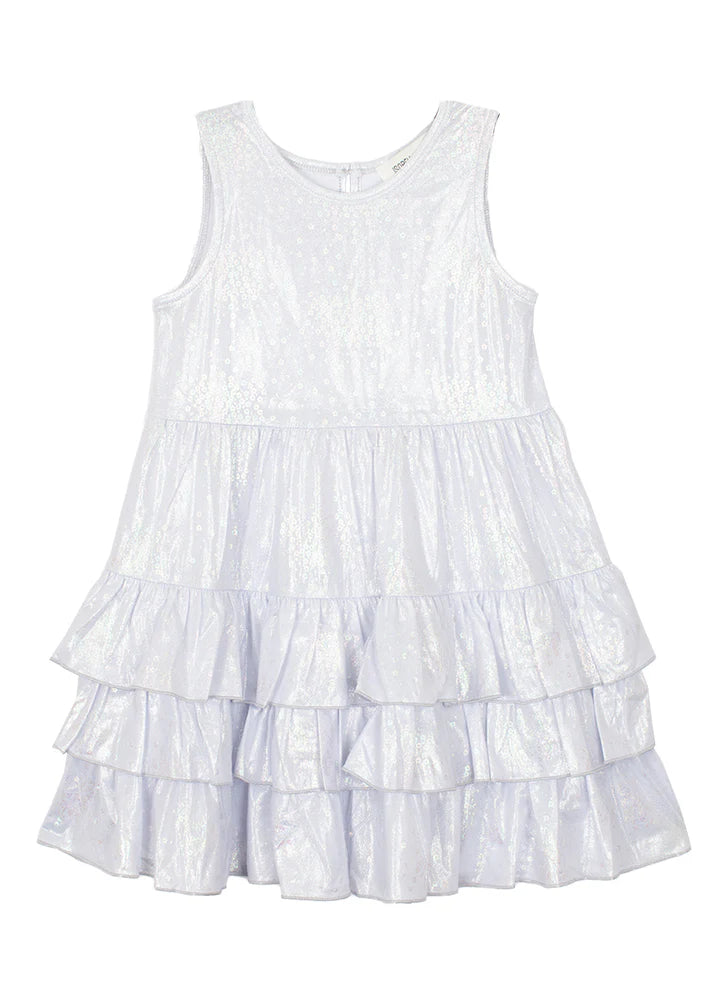 PURPLE STAR GLIMMERING DRESS