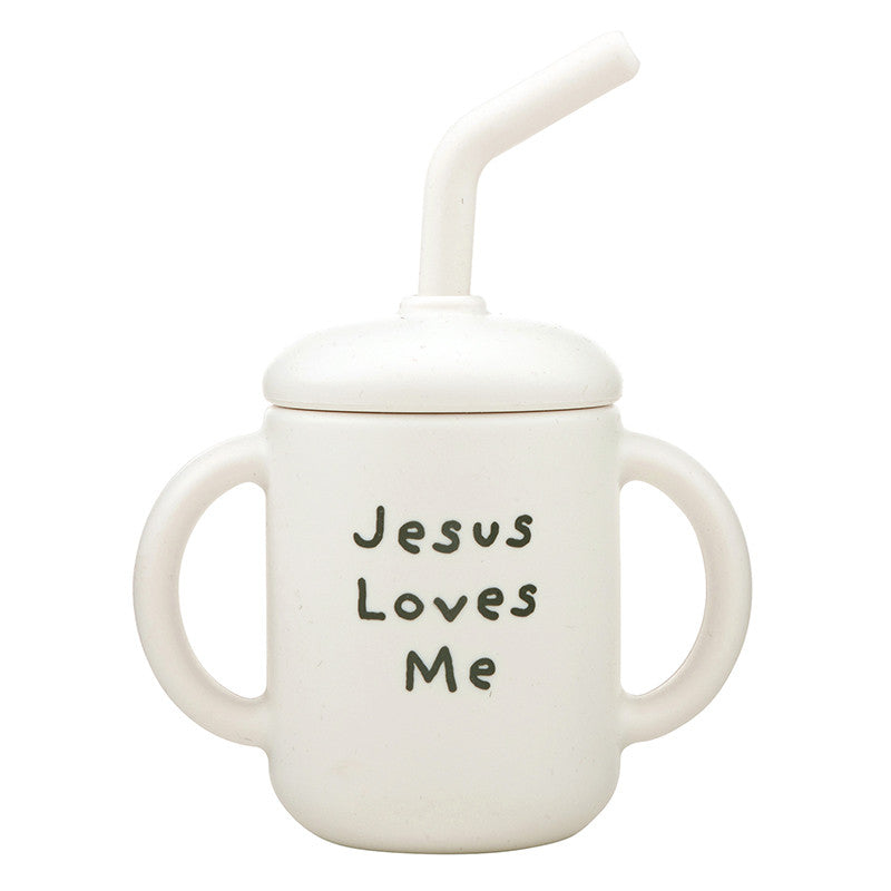 Jesus Loves Me Silicone Tumbler