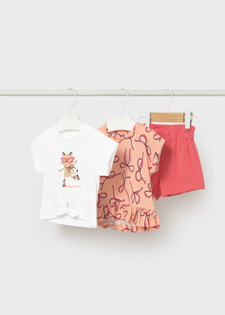 Roller Skates and Ribbons 3-Piece Outfit Set