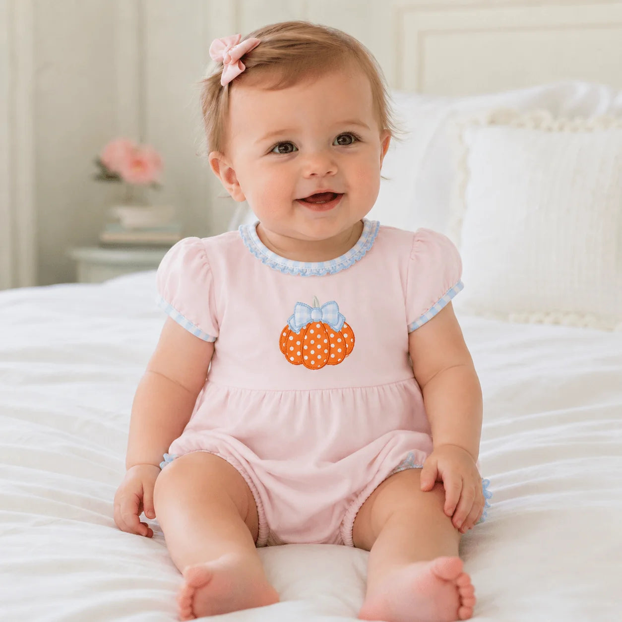 Bowtique Pumpkin Ruffle Bubble