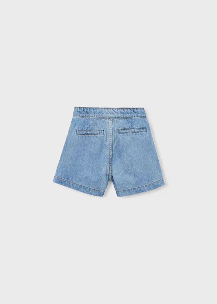 Girl Light Denim Shorts