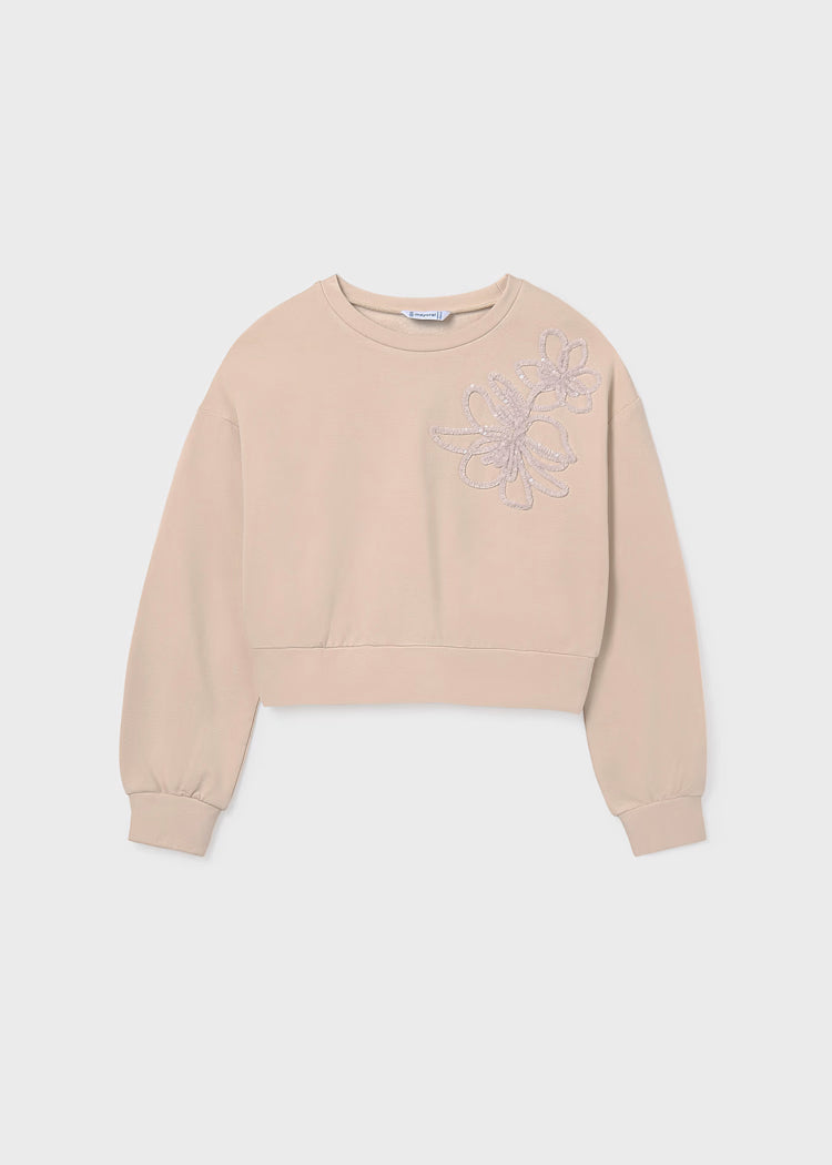 Flower Detail Sweater