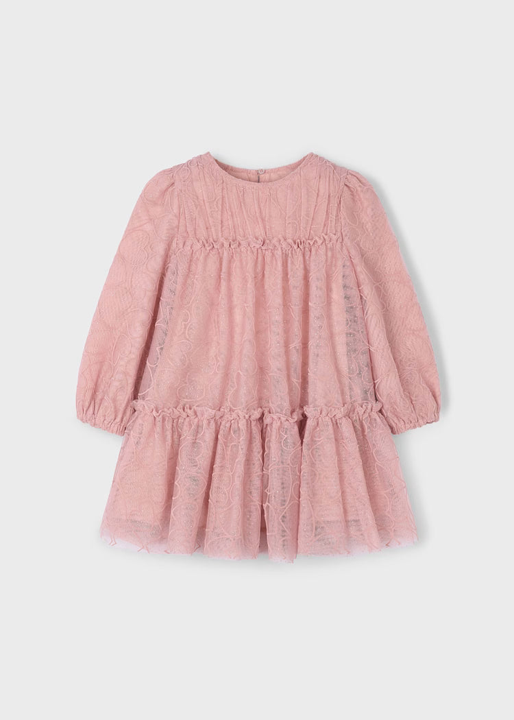 Tulle Printed Dress