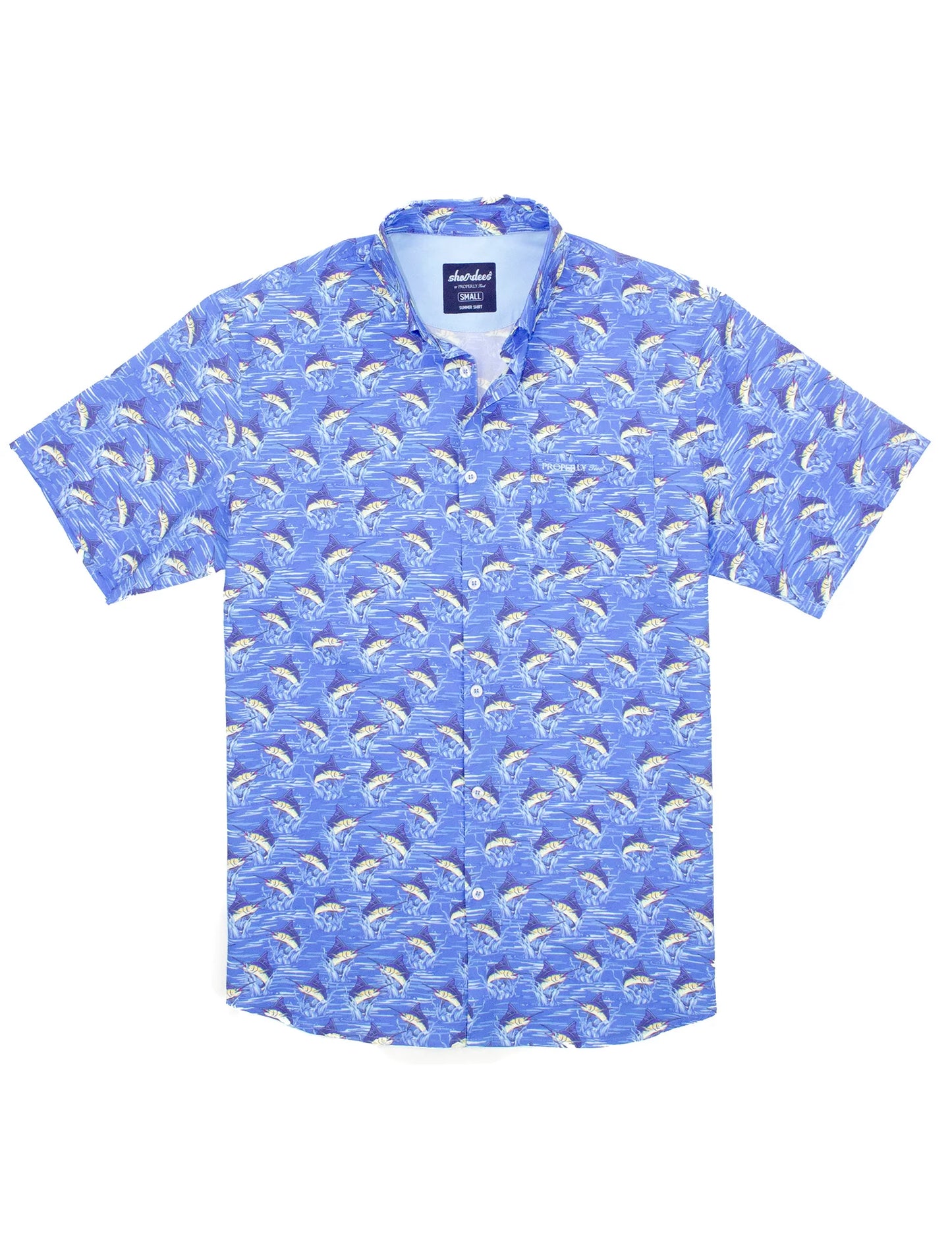 Boys Shordees Summer Shirt Marlin