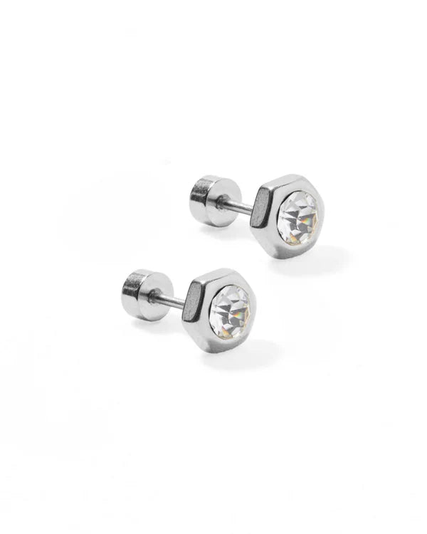Addison Clear Silver