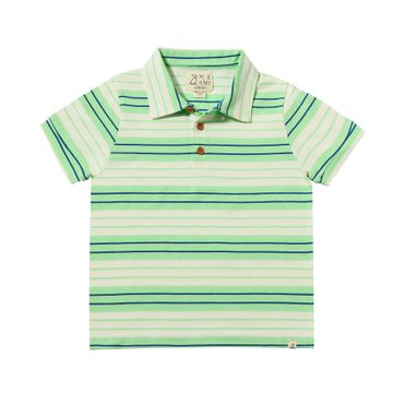Lime/Royal/White Stripe Flagstaff Polo