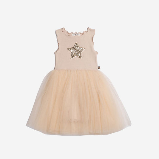 Gold Star Tutu Dress