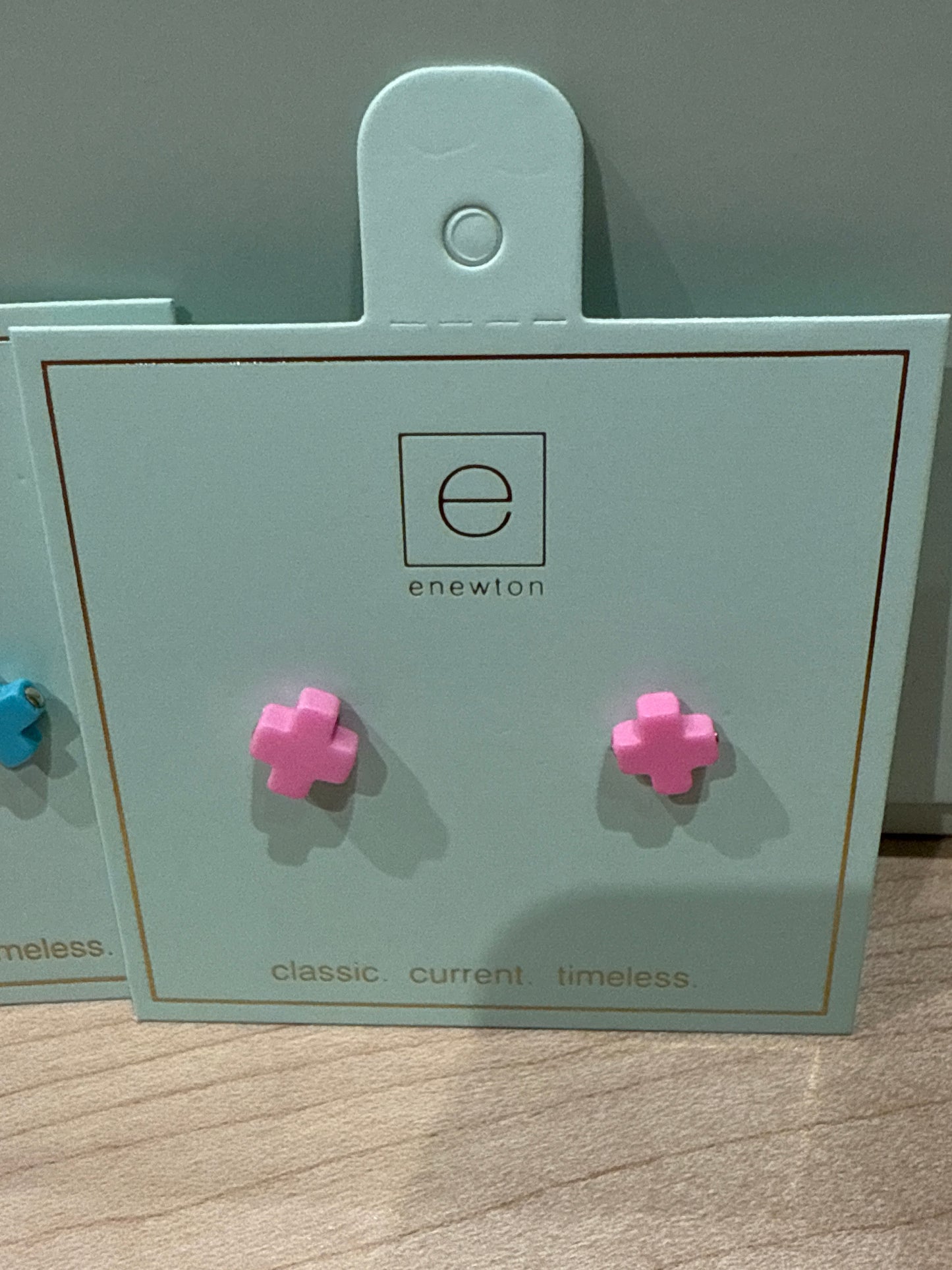 Signatuare Cross Stud Earrings