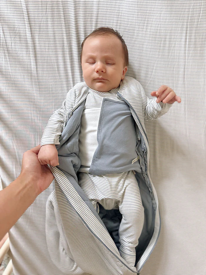 Swaddle Sleep Sack| Blue Stripe