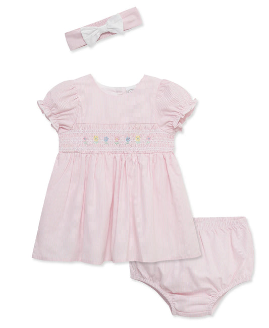 Newport Picnic Pink Smocked Dress