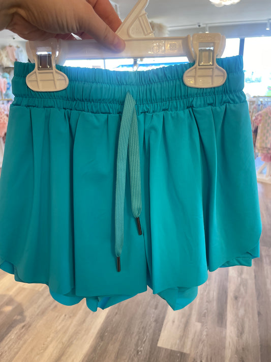 Bright Blue Butterfly Shorts