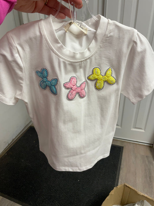 Balloon Dog Patch T-Shirt