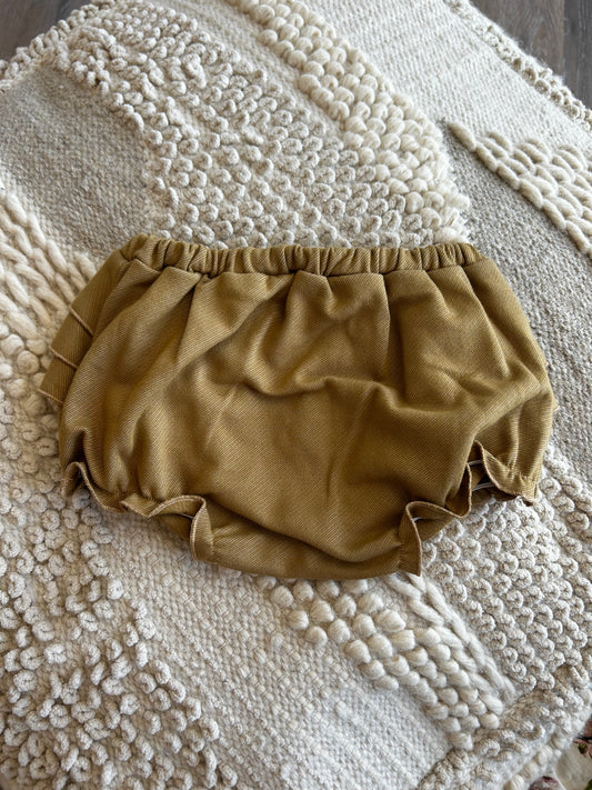 ORGANIC RUFFLE BLOOMER DENIM