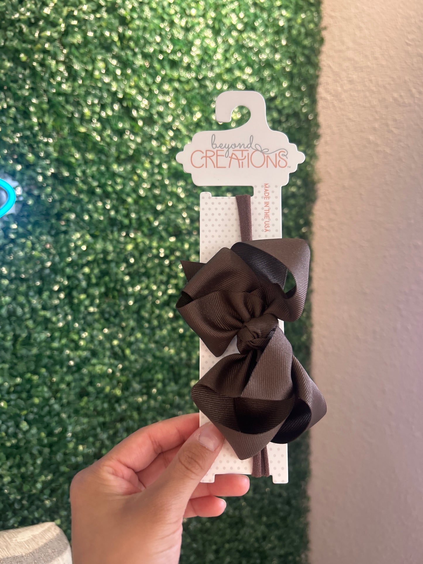 Pantyhose Headband W/ 4.5" Large Bow