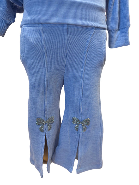 Flared Velour Pants