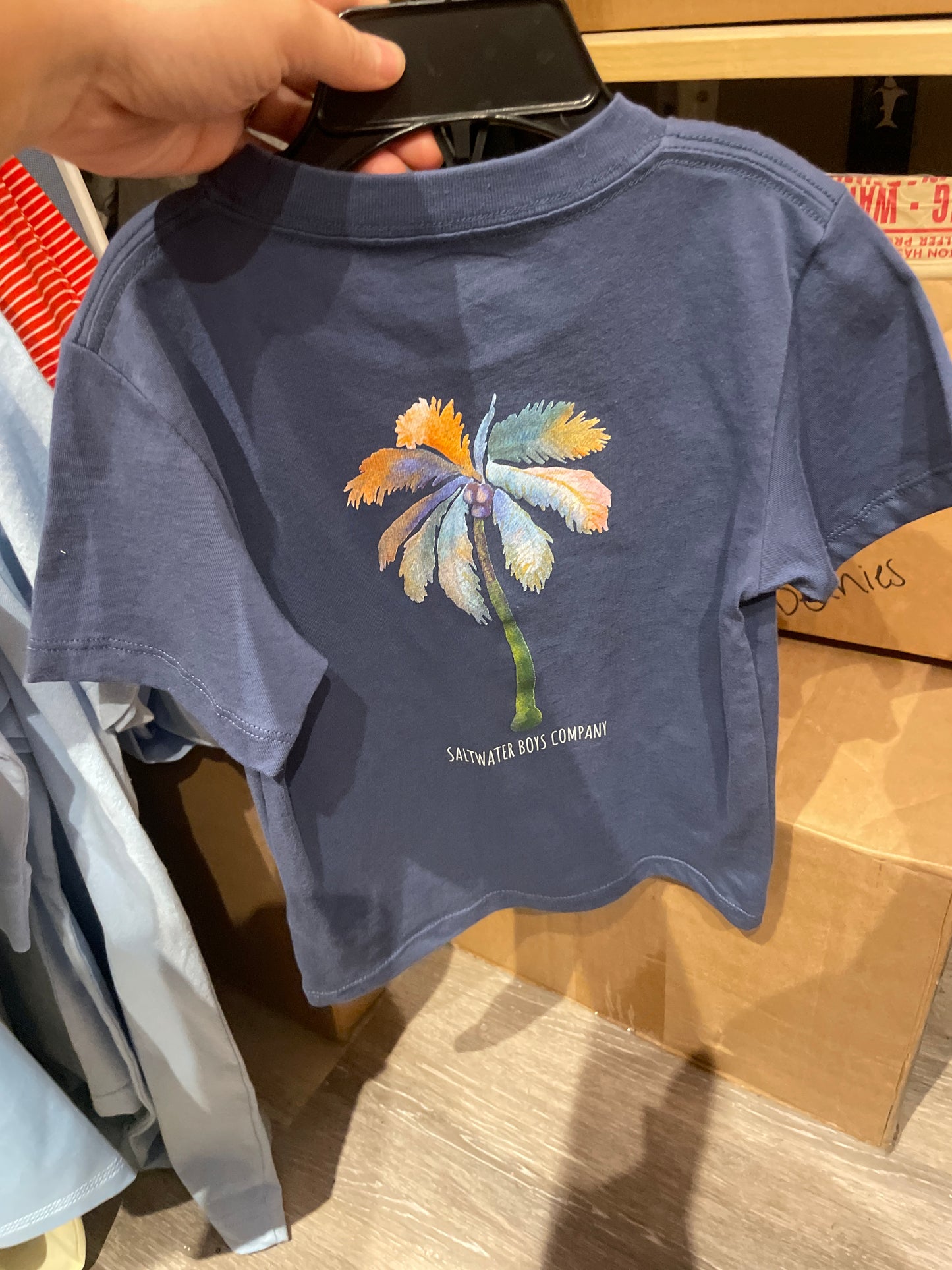 Palm Tree Pocket tee