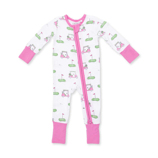 Pink Golf Carts Convertible Romper