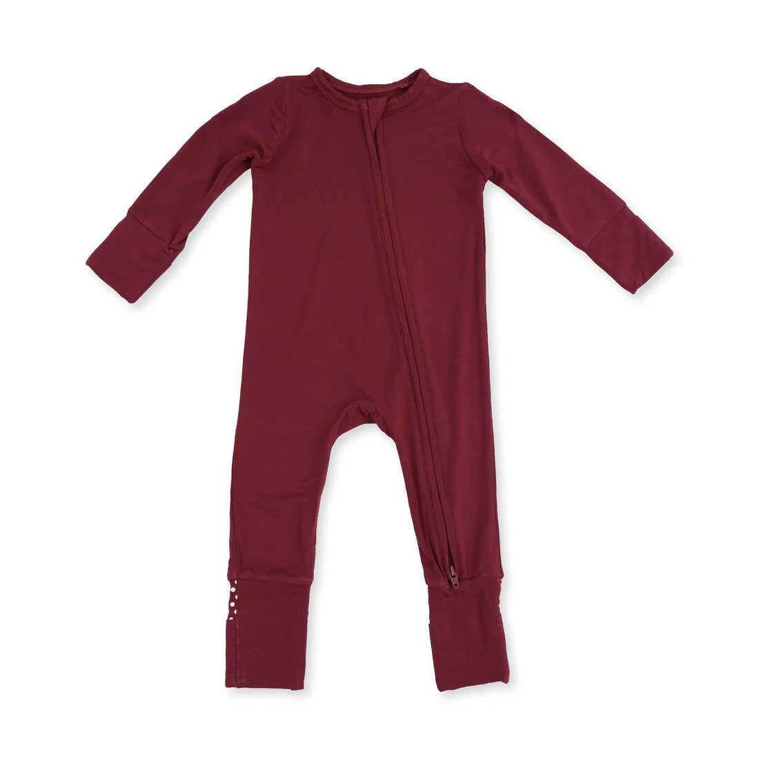 Solid Oxblood Red Convertible Romper