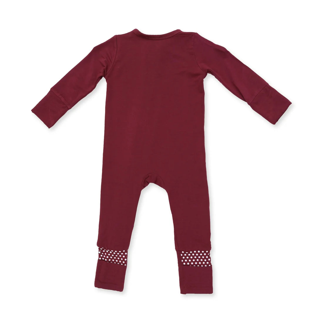 Solid Oxblood Red Convertible Romper